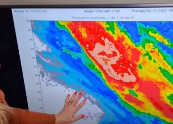 Alerta para chuva volumosa nesta semana no sul do Brasil