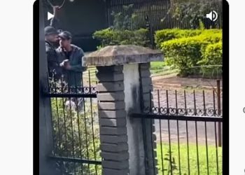 Dupla é flagrada furtando fios de telefonia