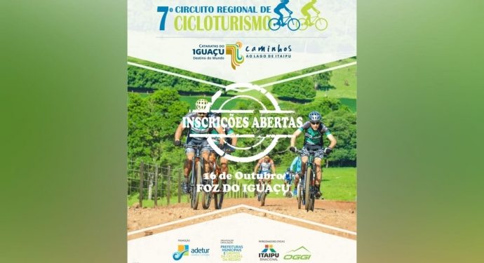 Foz do Iguaçu sedia a 10ª etapa do 7º Circuito Regional de Cicloturismo