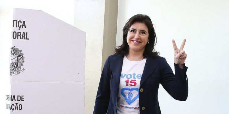 Tebet declara apoio a Lula no segundo turno