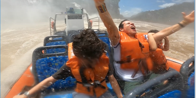 Personalidades procuram passeio de ecoaventura em Foz do Iguaçu