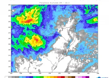Final de semana terá abafamento e temporais