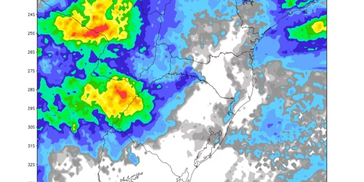 Final de semana terá abafamento e temporais
