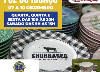 Chegou a Feira de Louças do Lions Clube, em Foz
