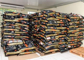 Prefeitura de Foz faz nova entrega de ração para cães e gatos a partir de quinta-feira