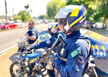 PRF realiza motopoliciamento na Ponte Internacional da Amizade