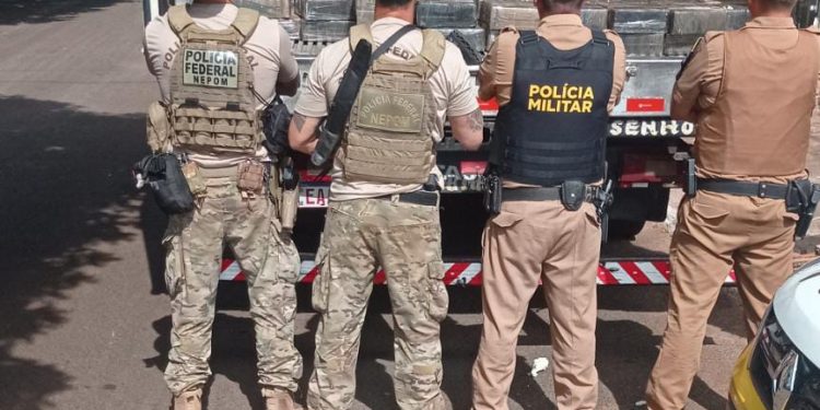 Mais de 2 toneladas de maconha são apreendidas em Santa Helena