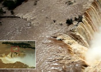 Passarela no lado argentino das Cataratas do Iguaçu destruída após alta vazão deve ser liberada em março