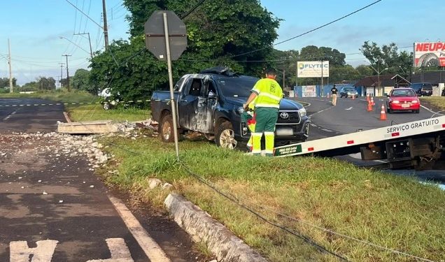 Criança paraguaia de 10 anos morre em um acidente na BR 277 em Foz do Iguaçu.