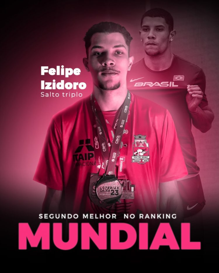 Iguaçuense se torna o segundo melhor atleta sub-20 do mundo em 2022