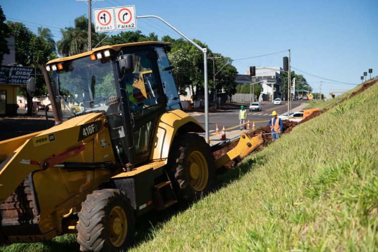Iniciam as obras de iluminação no trecho da BR-277 em Santa Terezinha de Itaipu