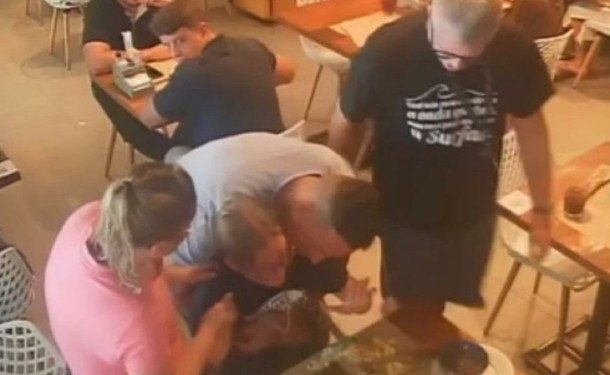 Policial federal de Foz do Iguaçu salva criança engasgada em restaurante