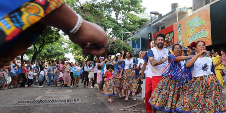 Blocos do Coletivo Popular levaram cultura para a Avenida Brasil