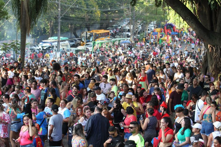 Mais de 35 mil pessoas participaram do carnaval na Praça da Paz