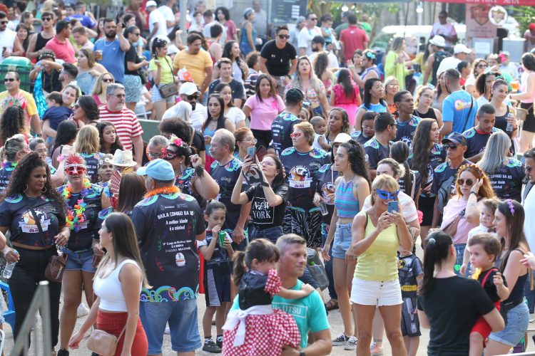 Mais de 35 mil pessoas participaram do carnaval na Praça da Paz