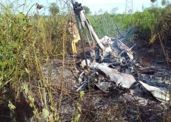 Duas pessoas morrem em queda de helicóptero brasileiro no Paraguai