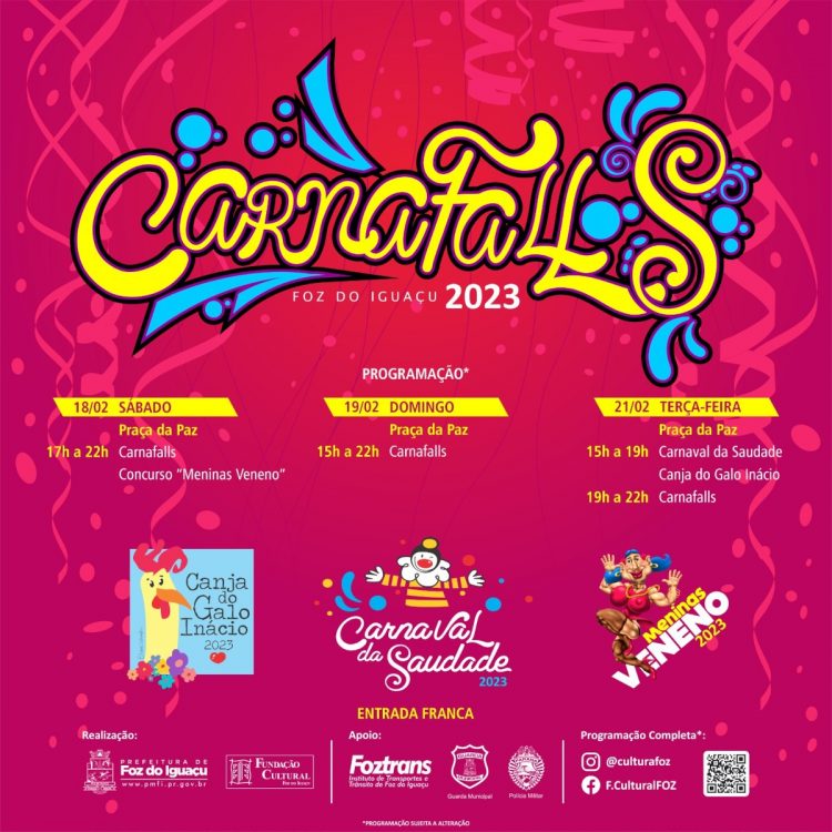 Inscrições dos blocos para no Carnafalls terminam na segunda-feira