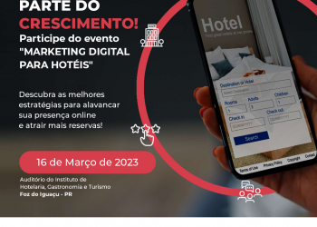 Treinamento de marketing digital para hotéis acontecerá no próximo dia 16