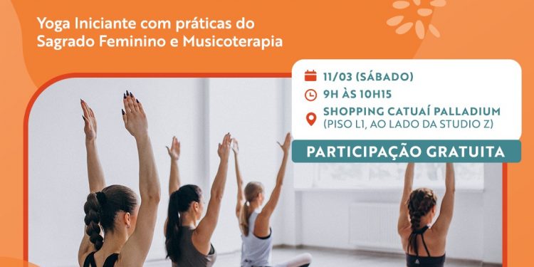 Mulheres terão aulão de Yoga gratuito no Catuaí Palladium neste sábado