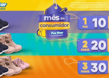 Mês do Consumidor: Foz Star Calçados surpreende com promoção arrasadora