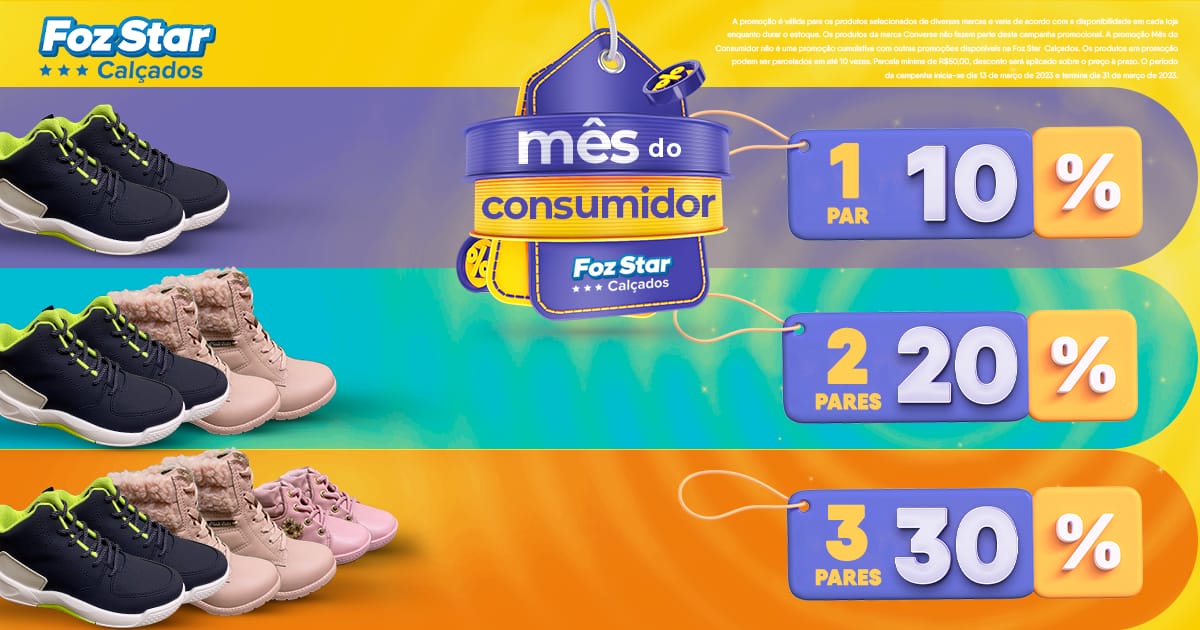 Promoções calçado best sale