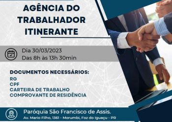 Atenção moradores do Morumbi: amanhã a Agência do Trabalhador Itinerante vai atender no bairro