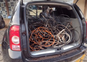 Polícia faz operação de combate aos furtos e receptação de fios de cobre