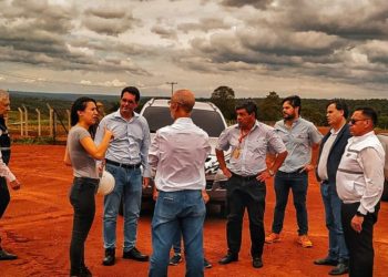 Embaixada do Brasil visita obras complementares da Ponte da Integração no lado paraguaio