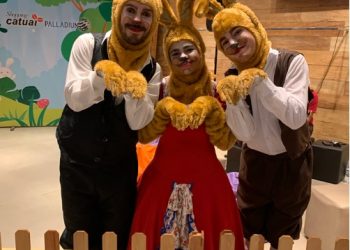 Toca do Coelho é atração gratuita no Catuaí Palladium neste Fim de Semana