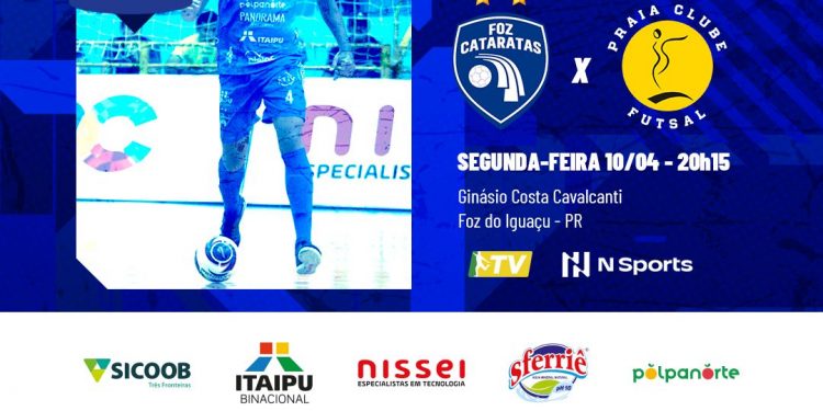 Foz Cataratas estreia na Liga Nacional, em casa, nesta segunda