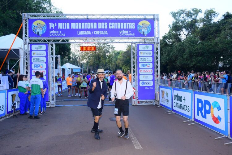 Meia das Cataratas recebeu mais de 4 mil corredores no Parque Nacional do Iguaçu