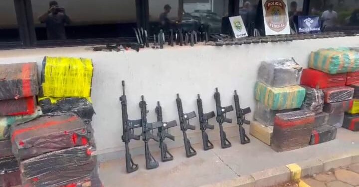 Armas e drogas são apreendidas no norte do Paraná