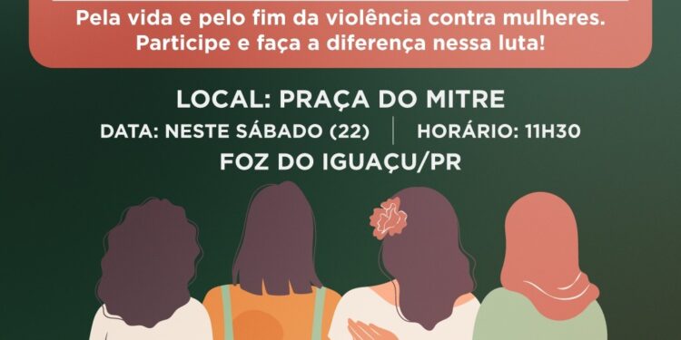 Dia de Combate ao Feminicídio será lembrado com caminhada neste sábado, 22
