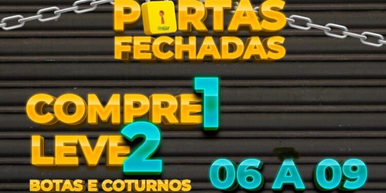 Promoção Portas Fechadas da Foz Star Calçados está de volta