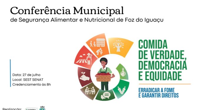 IV Conferência Municipal de Segurança Alimentar e Nutricional de Foz do Iguaçu será nesta quinta-feira, 27 de julho