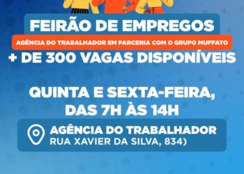 Agência do Trabalhador vai fazer um Feirão de Empregos em Foz