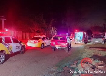 Briga em festa de confraternização termina com um homem morto e dois feridos Foz