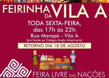 Feirinha da Vila A será retomada nesta sexta-feira (18)