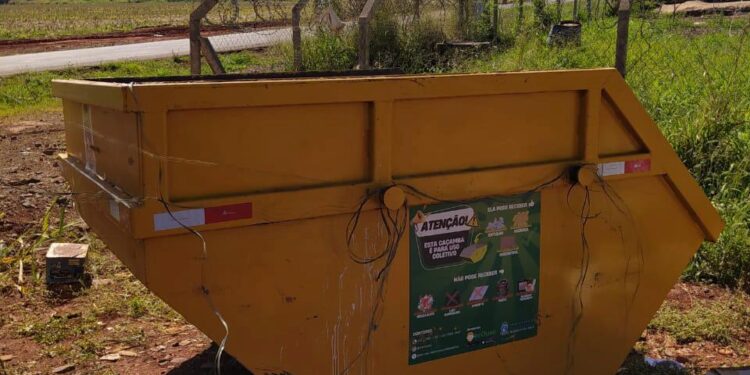 Prefeitura vai disponibilizar caçambas para o descarte de entulhos