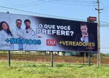 Campanha lançada em Medianeira é contra projeto protocolado na câmara para aumento de vereadores