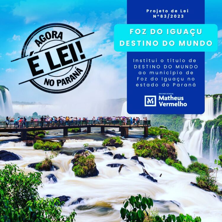 Foz do Iguaçu recebe Título de Destino do Mundo