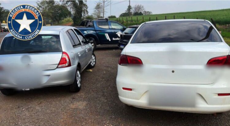 Receita Federal apreende 6 veículos carregados com mercadorias ilegais