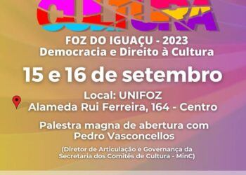 Nesta sexta-feira (15), começa a Conferência Municipal de Cultura em Foz do Iguaçu