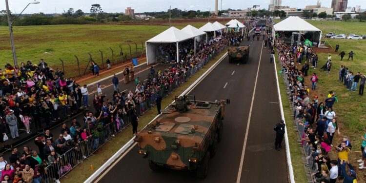 Prefeitura começa montagem da estrutura para o Desfile de 7 de Setembro