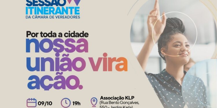 Câmara itinerante dessa segunda-feira (09) vai para a região da KLP