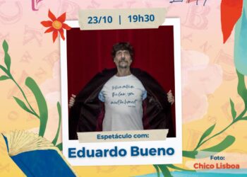 Jornalista e escritor Eduardo Bueno é atração da Feira do Livro nesta segunda (23), em Foz