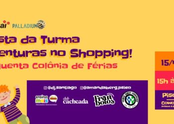 Feriadão tem pré-colônia de férias para as crianças no Catuaí Palladium