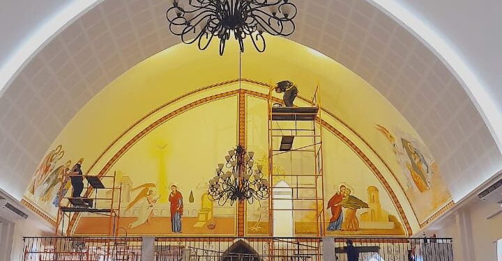 Perto de completar cem anos Paróquia São João Batista vai ficar ainda mais bonita