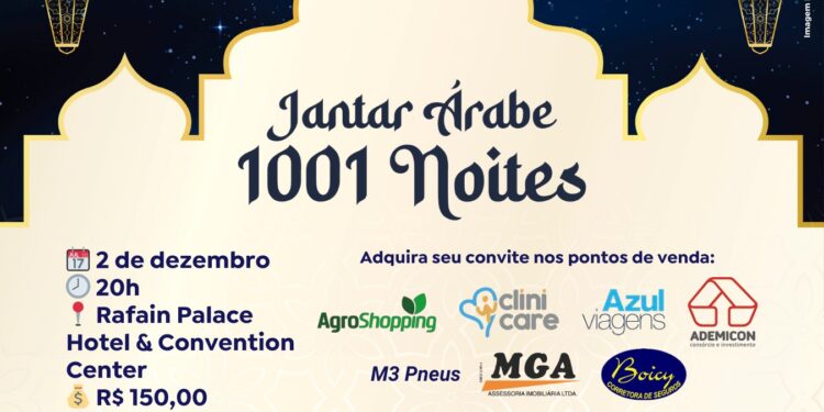 Rotary Clube Três Fronteiras promove Jantar Árabe 1001 Noites