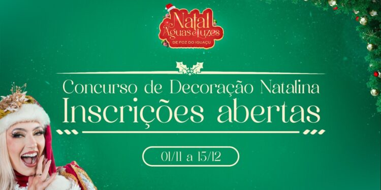 Concurso de decoração natalina segue com as inscrições abertas em Foz do Iguaçu